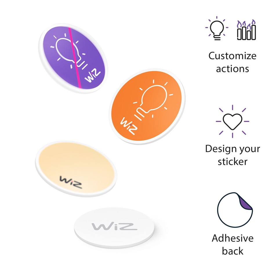 WiZ - NFC tag 4 stykker