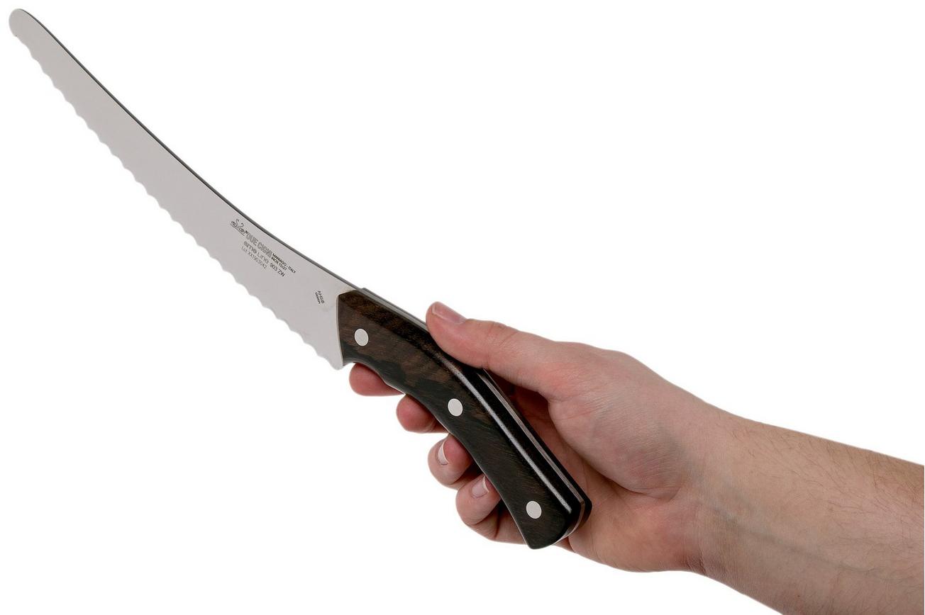Due Cigni Arne Line broodmes 23 cm, ziricote