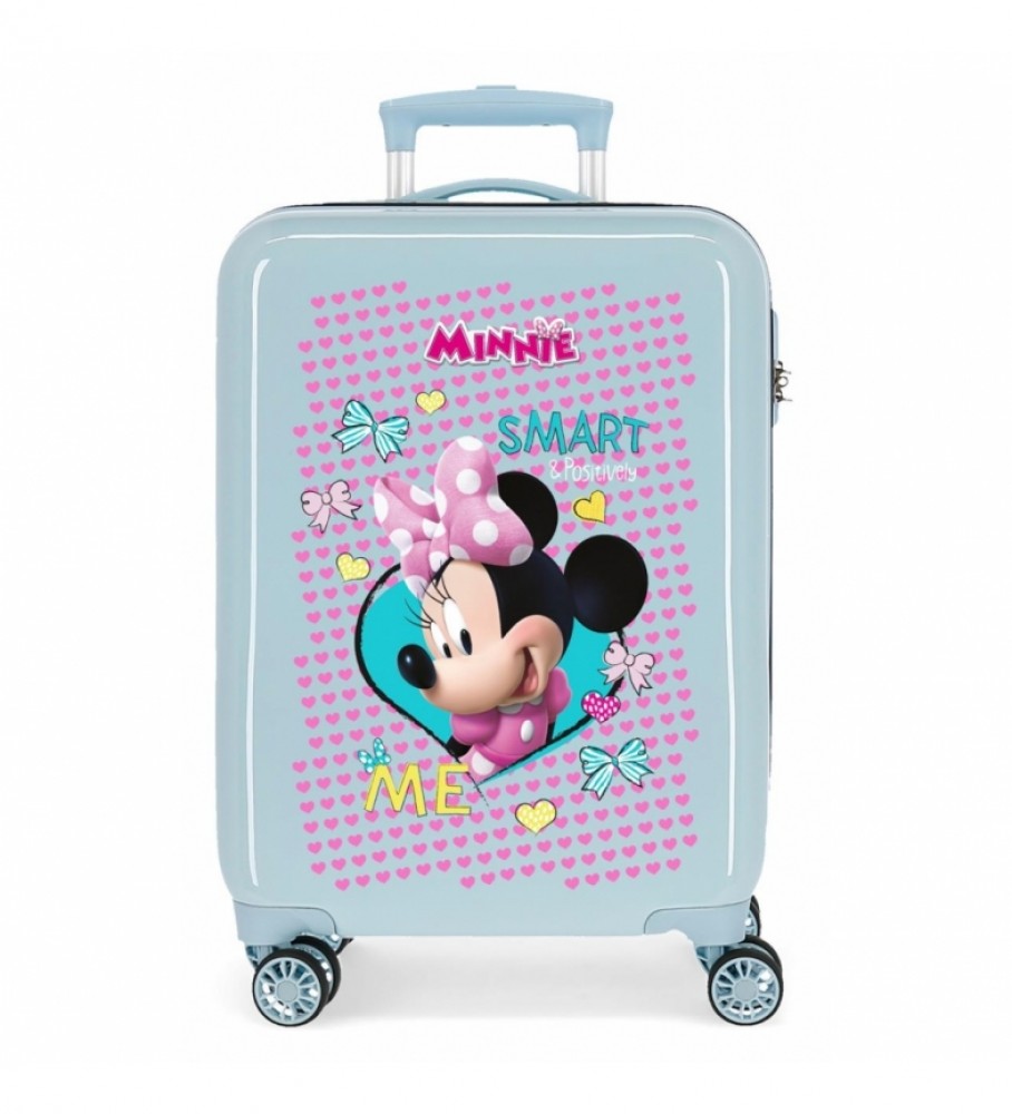 Mala de cabine rígida Joumma Bags Happy Helpers, azul claro - 38x55x20cm -