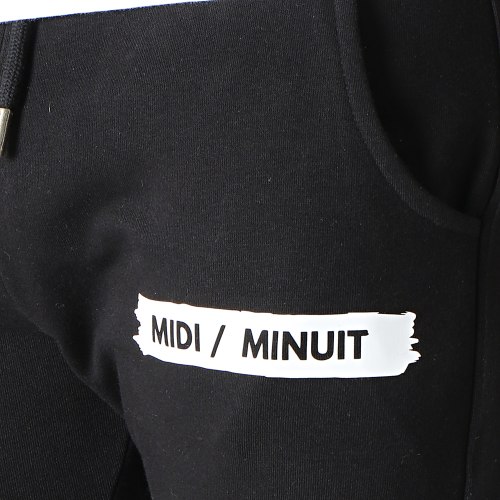 Pantalon Jogging Logo Typo Noir Blanc