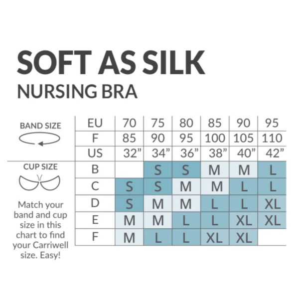 Carriwell Soft As Silk Voedingsbh Zwart