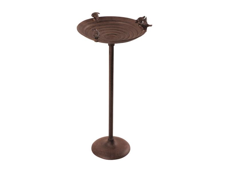 Esschert Design Vogeltränke auf Standfuss, 60 cm Vogeltränke mit Standfuss