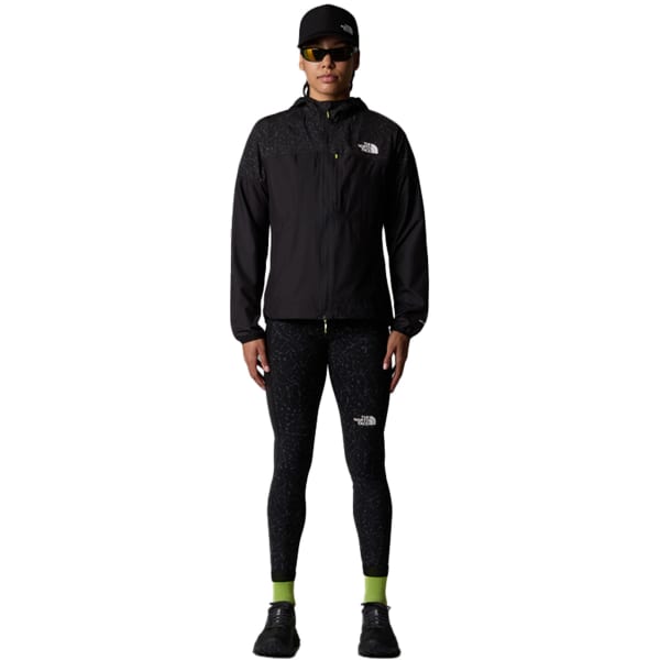 Veste trail THE NORTH FACE W HIGHER RUN WIND JACKET TNF BLACK/TNF BLACK TRAIL REFLECTIVE PRINT