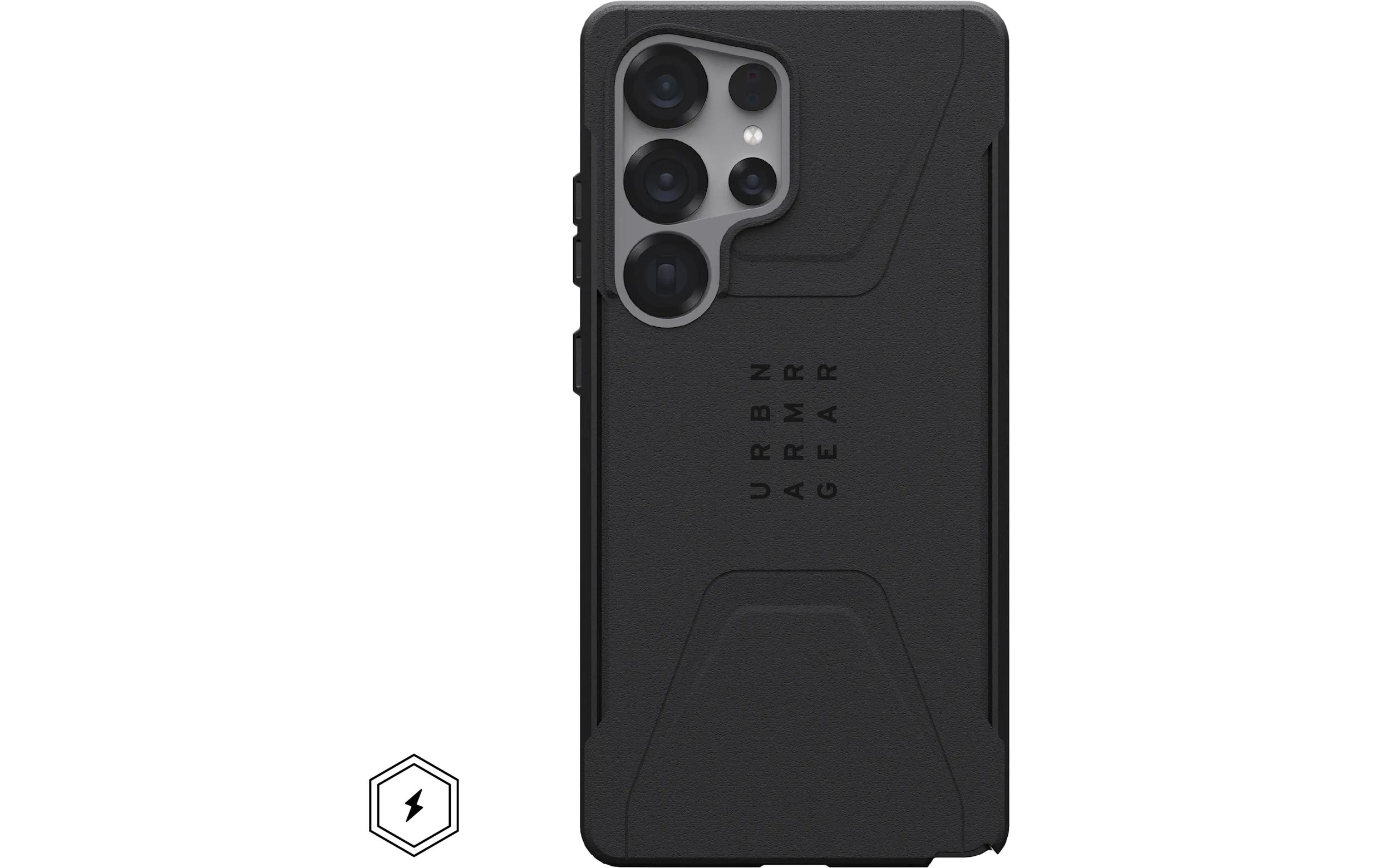 Back Cover Civilian Galaxy S25 Ultra BlackSchutzhülle für das Samsung Galaxy S25 Ultra