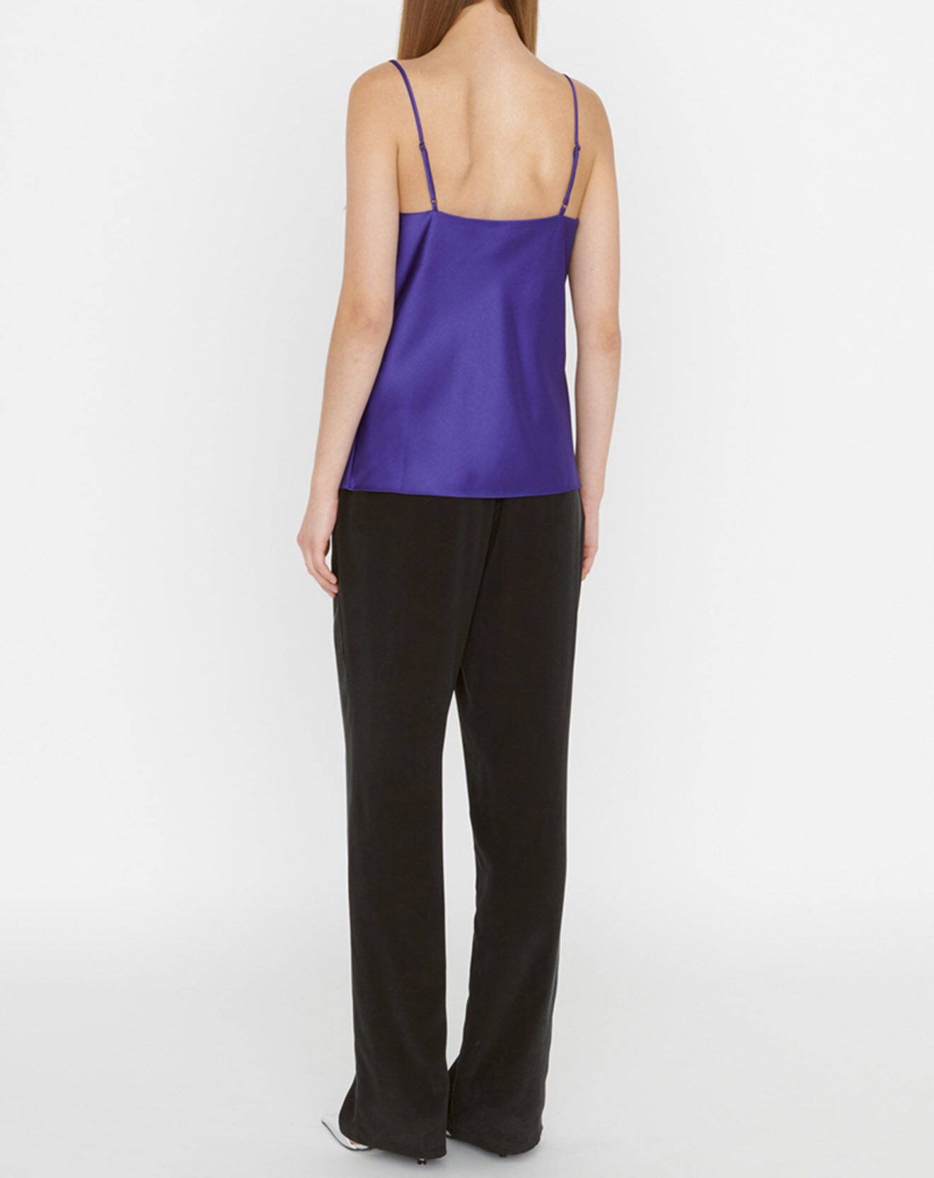 Zapa Top en Satin Topaz violet