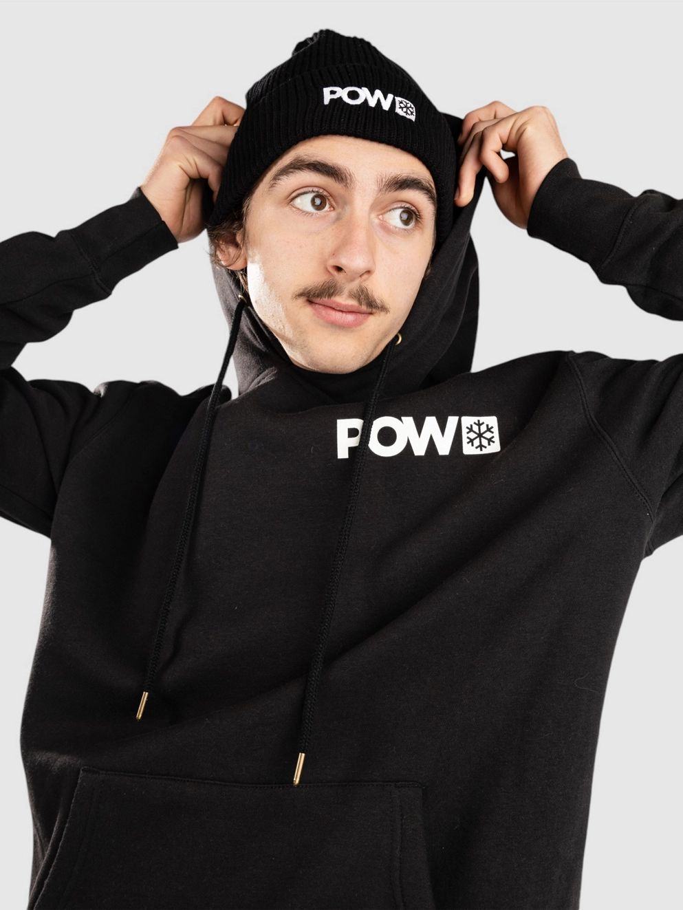 POW Protect Our Winters Mini Left Chest Hoodie black