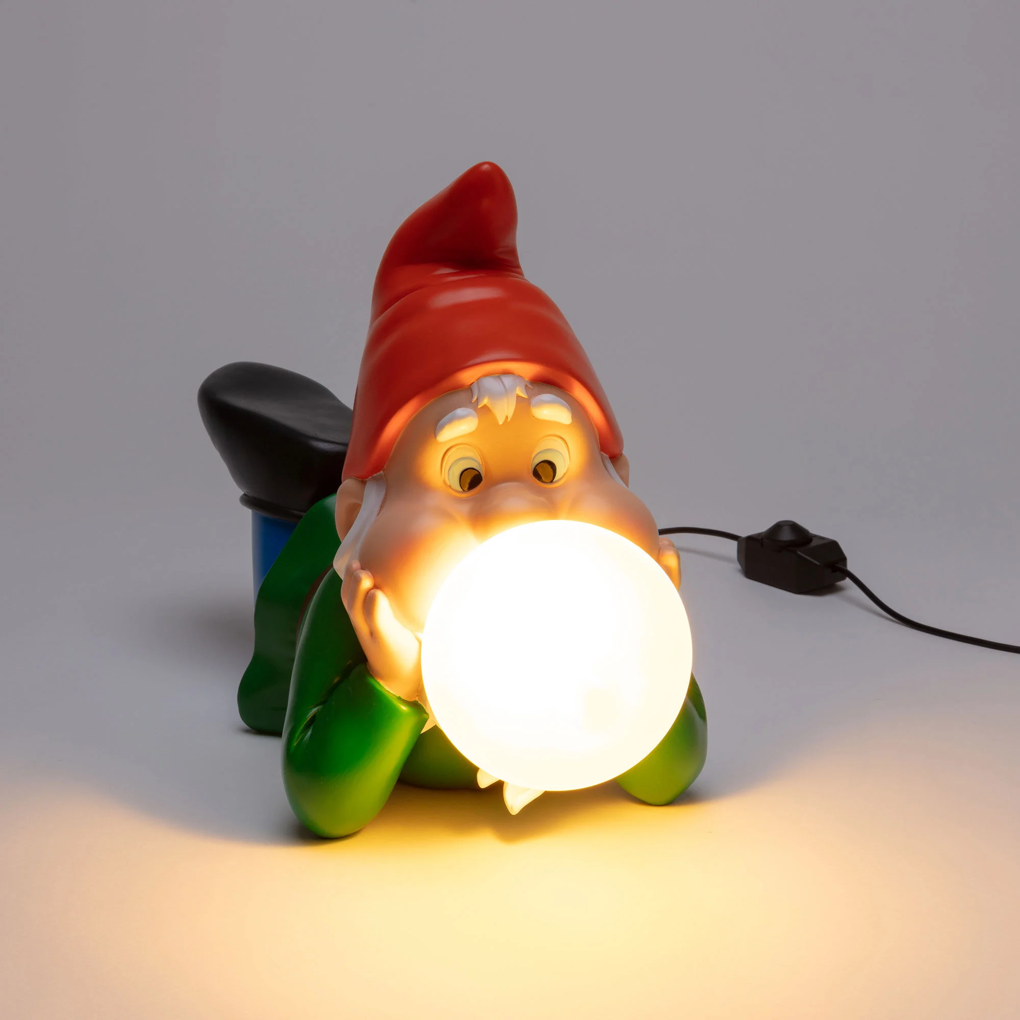 GUMMY WORKING - Lampe de table plastique | Rouge