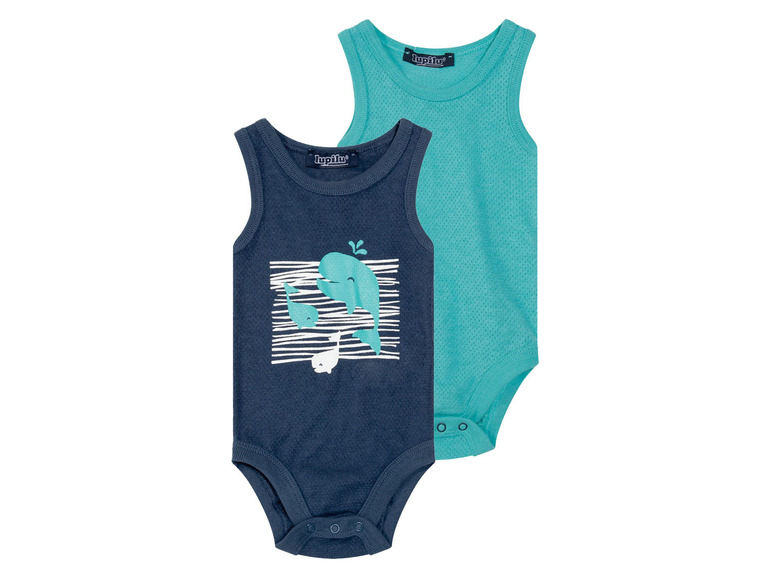 2 baby rompers