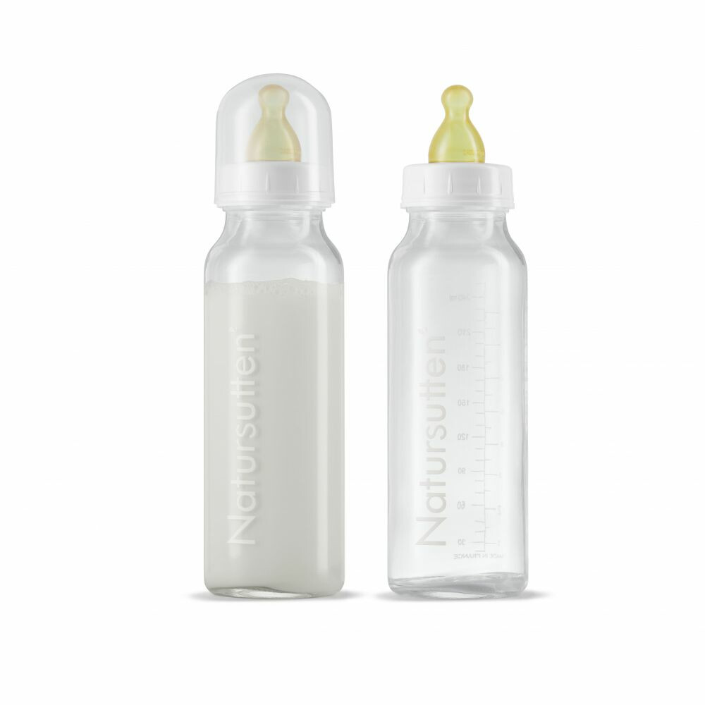 Natursutten Glazen Drinkflessen 240 ml2 stuks