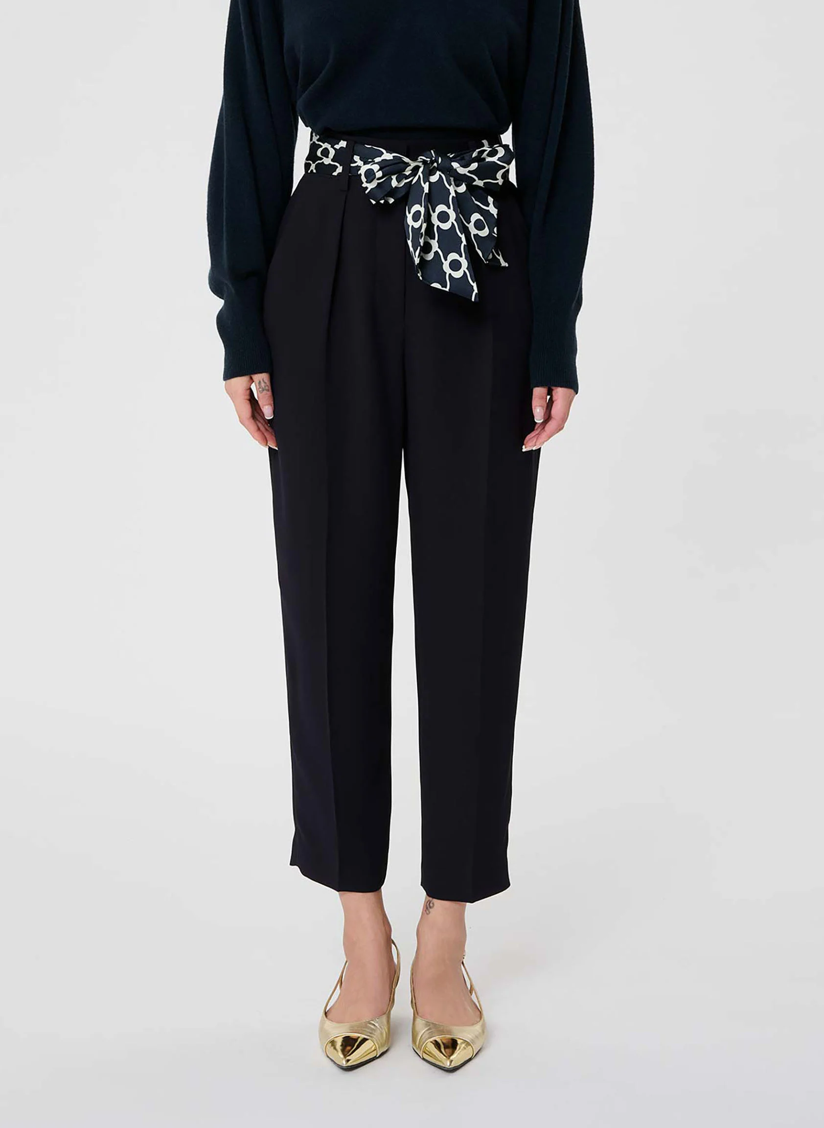 PAGA - Pantalon à pinces | Bleu