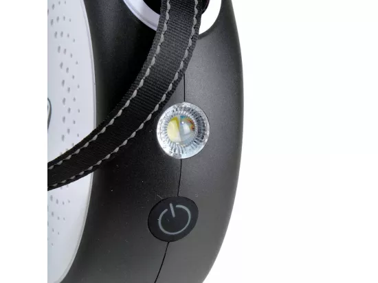 Laisse rétractable avec Lumière LED 