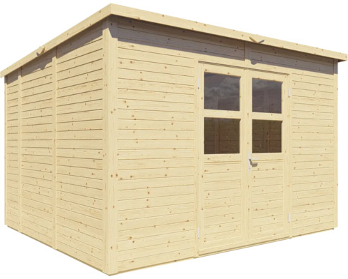 Konsta Baltrum 2 tuinhuis met vloer, 337 x 306 cm, naturel