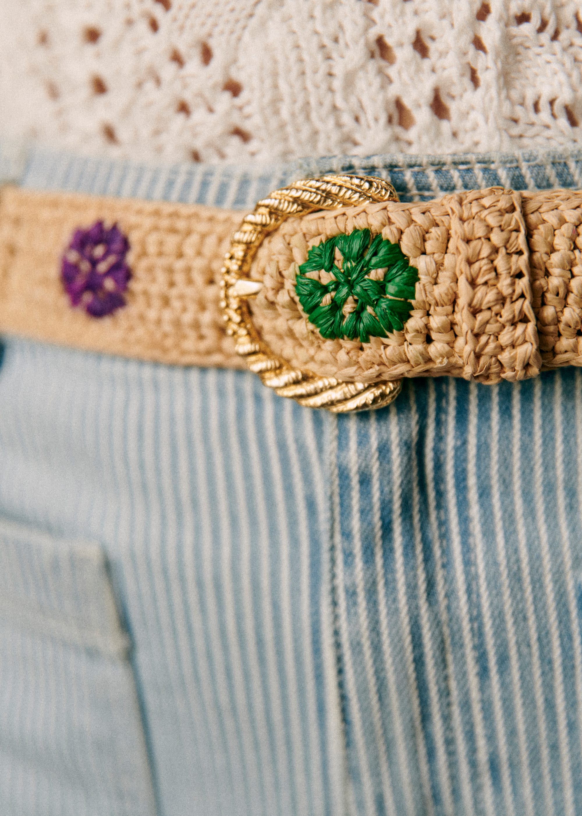 Ceinture Thelma - Fleurs multi - E-SHOP/CEINTURES 5905878