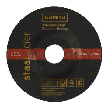 GAMMA afbraamschijf115mm metaal