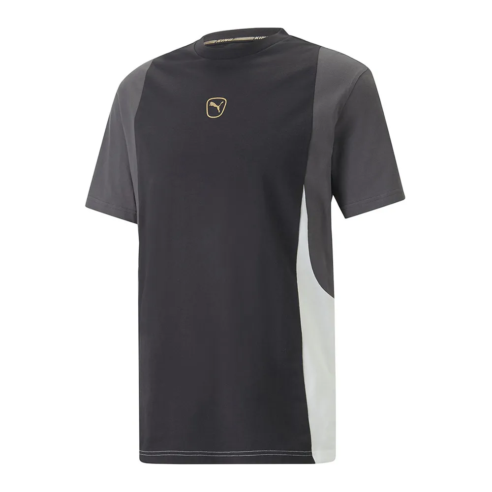 Puma KING TOP HOODY - Tee-shirt Homme puma black/shadow gray/puma white
