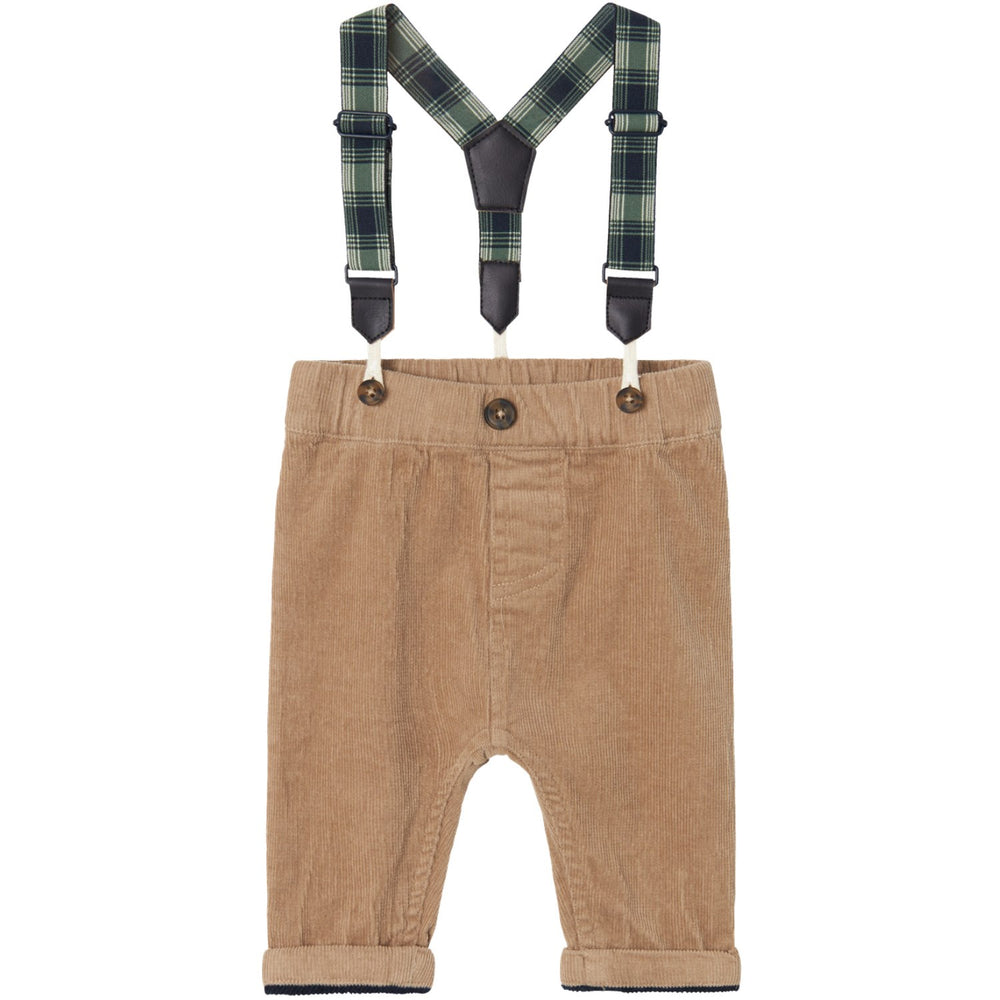 Køb Name It Weathered Teak Ben U Shape Corduroy Bukser