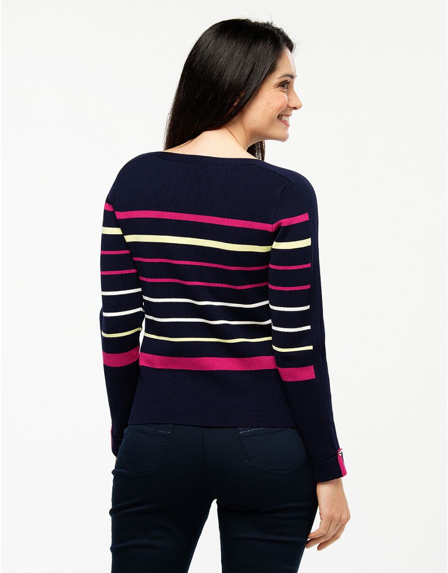 Pull marinière bateau