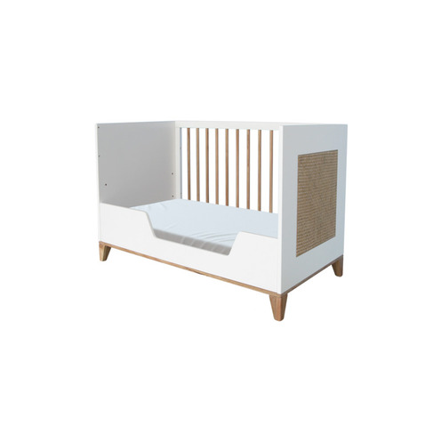 Chambre DUO Lit 60x120 Commode NAMI Neige - THEO