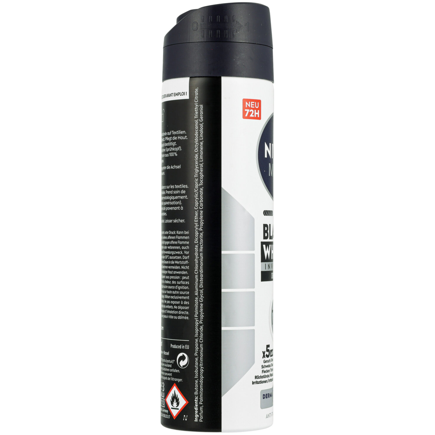 Nivea Deo Black & White Invisible Original Spray Male