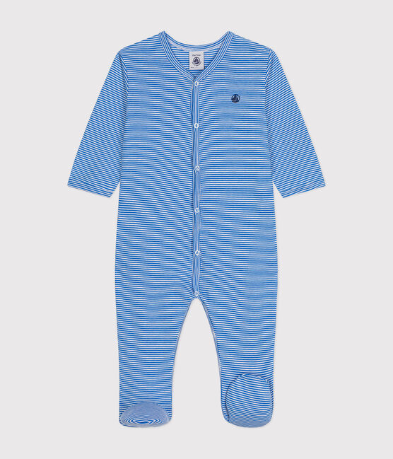 Pyjama à rayures en coton bébé