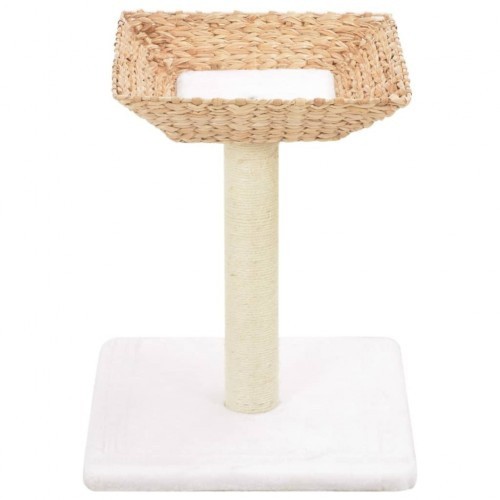 Arranhador para gatos com caminha integrada, marrom