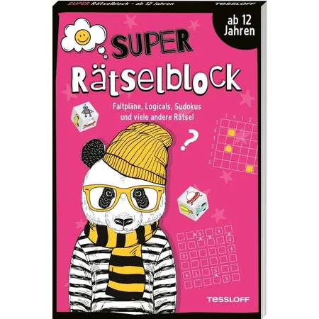 Tessloff Super Rätselblock - Faltpläne, Logicals, Sudokus und viele andere Rätsel