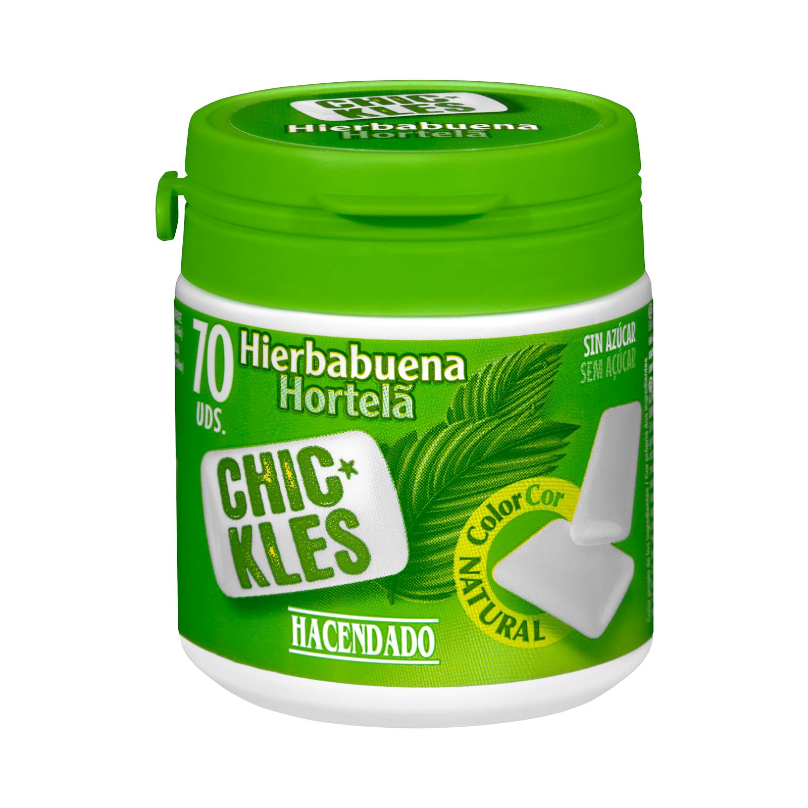Chewing-gum à la menthe poivrée Hacendado