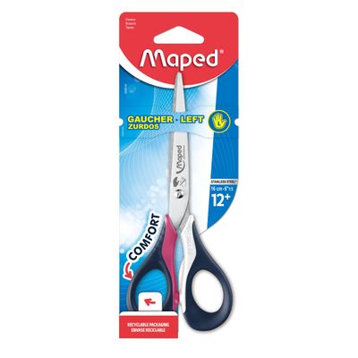 Maped Sensoft 3D - Ciseaux bouts ronds - pour gaucher - 16 cm