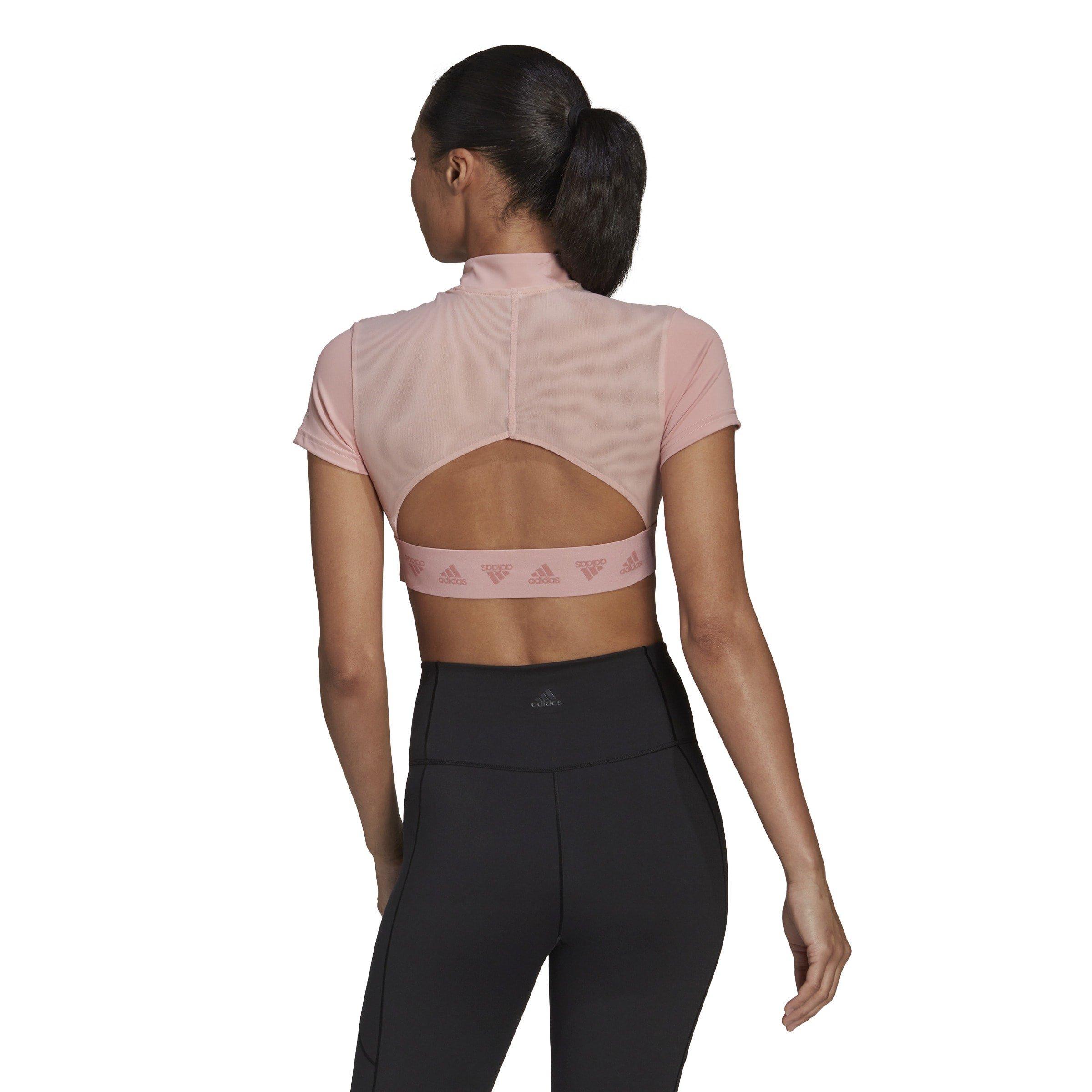 adidas Crop Zip Tee Ld99