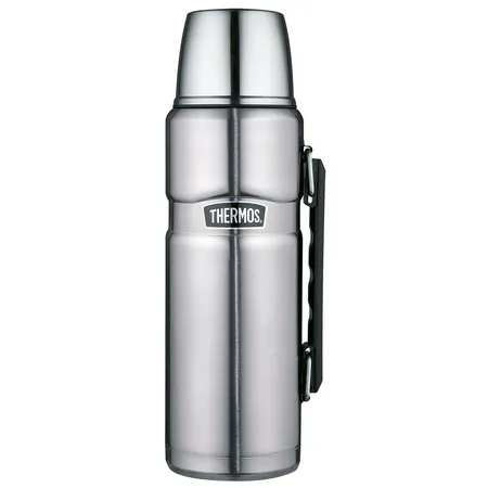Thermos Isolierflasche stainless steel mat 1,2 Liter