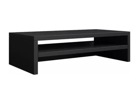 Support de moniteur pour Chambre Bureau en Noir avec 46x23x13cm Adelis
