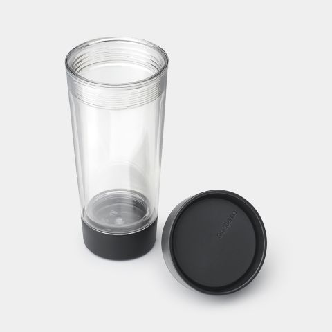 Make & Take Theebeker dubbelwandig, 0,36L - Dark Grey