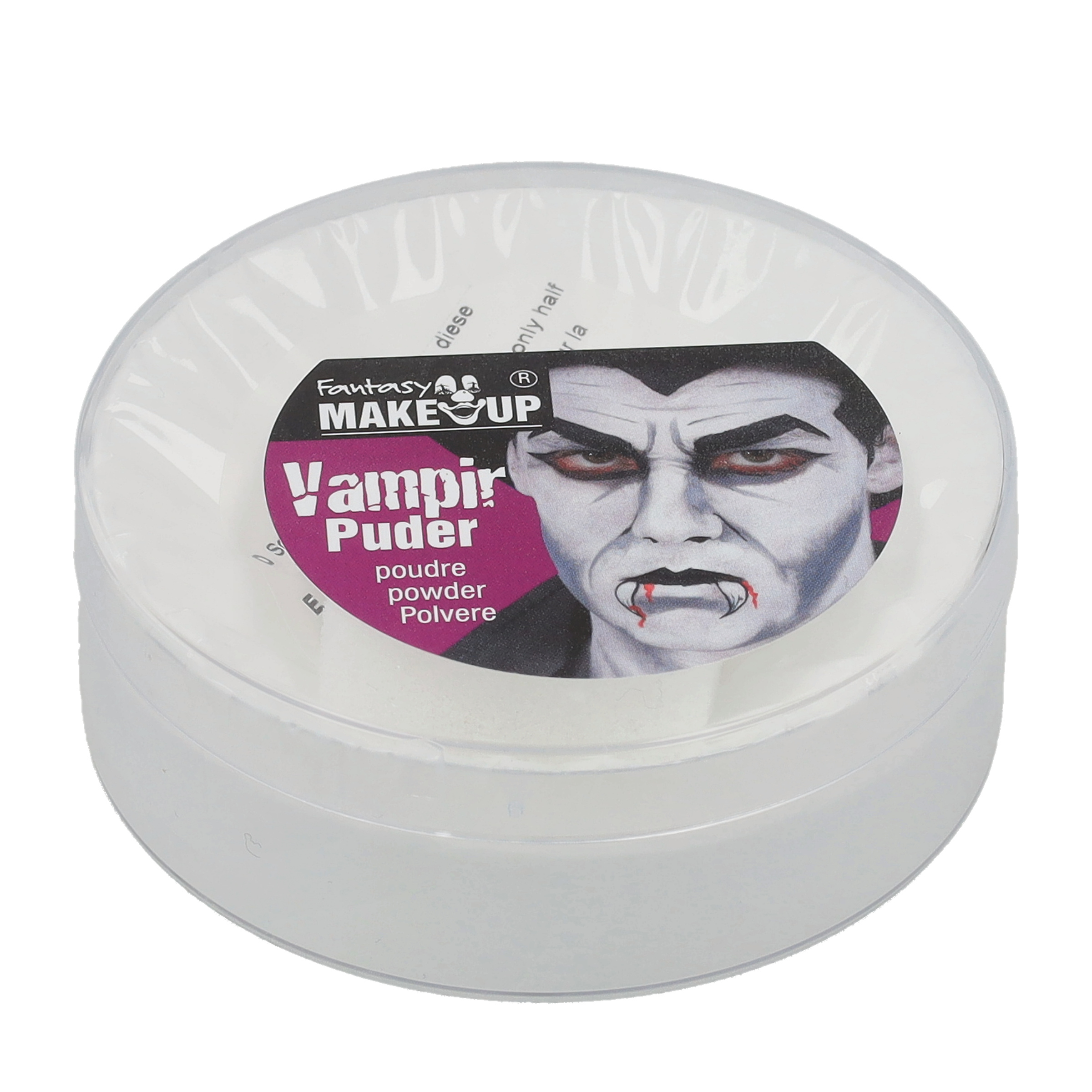 Vampir Puder Schminkdose Fasnacht Kostüm Zubehör Motto Party Gesichts Schminkfarbe Halloween Requisite (725.263014) - Weiss