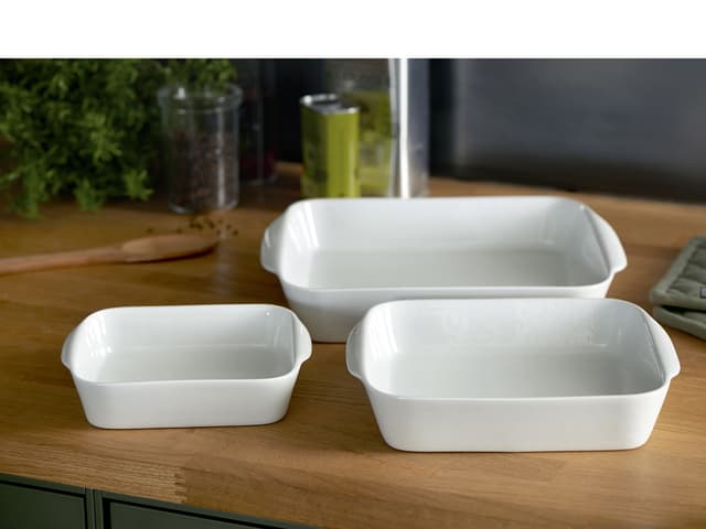 Pillivuyt Kvadratfadsæt nr. 2, 3 og 4 White