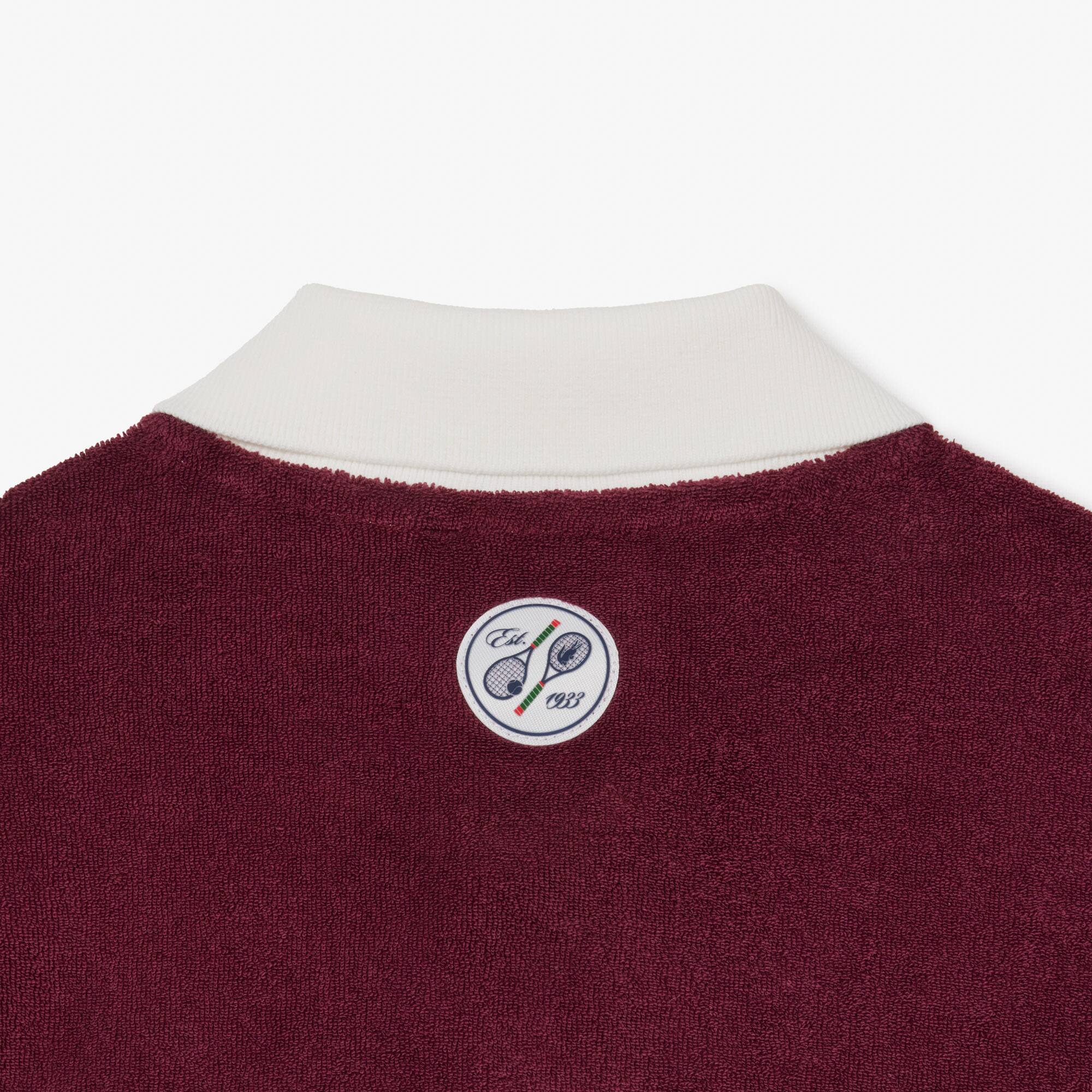 Frottee-Tennis-Poloshirt French Open Edition Kurze Ärmel - Rot - Lacoste - Damen