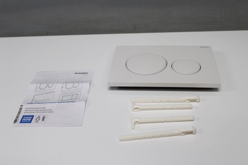 Geberit - Sigma 20 - Bedieningsplaat - Mat Wit Glans