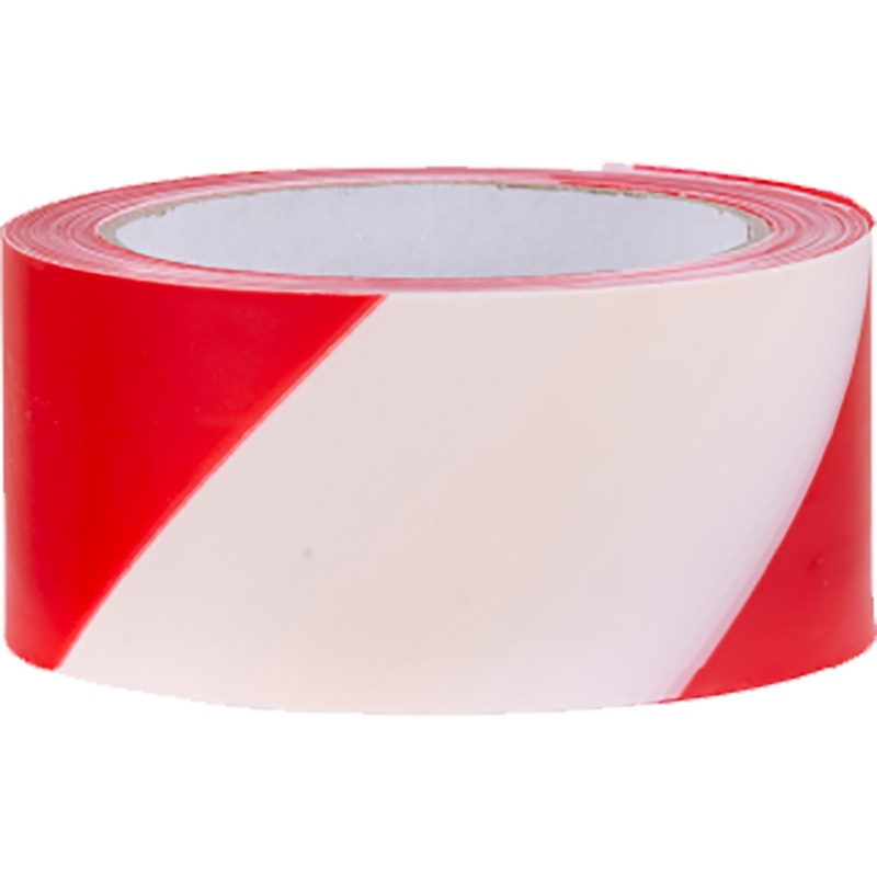 HPX afzetlint Rood/wit 50mmx100m
