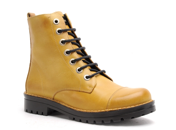 Chacal boots bottine plates femme 6054 jaune