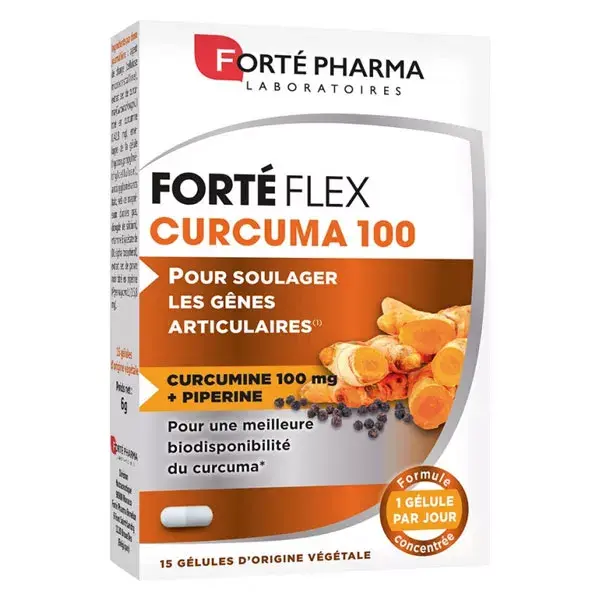 Forté Pharma Cúrcuma 100 - 15 cápsulas