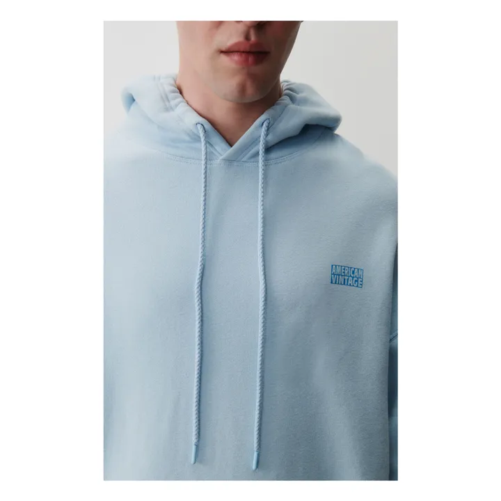 American Vintage Hoodie Izubird | Bleu Clair