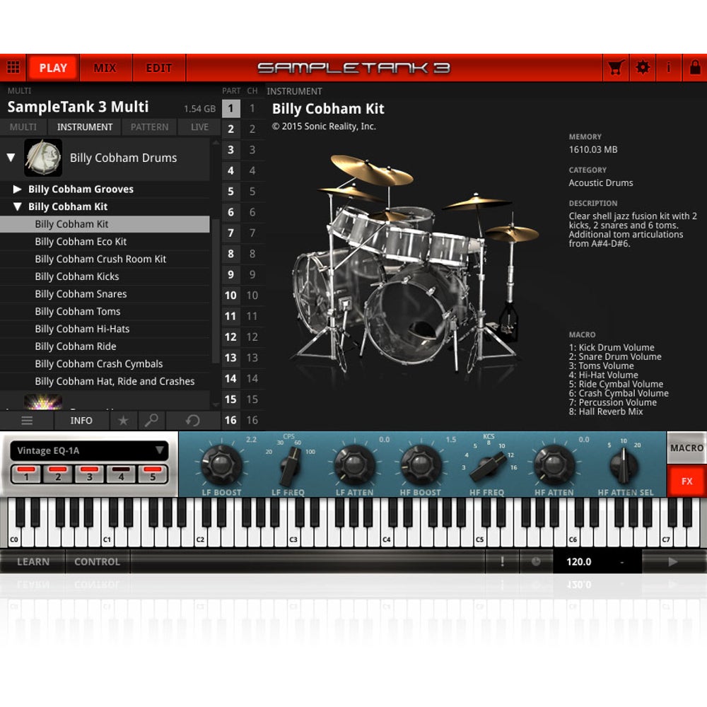 IK Multimedia Billy Cobham Drums (download)