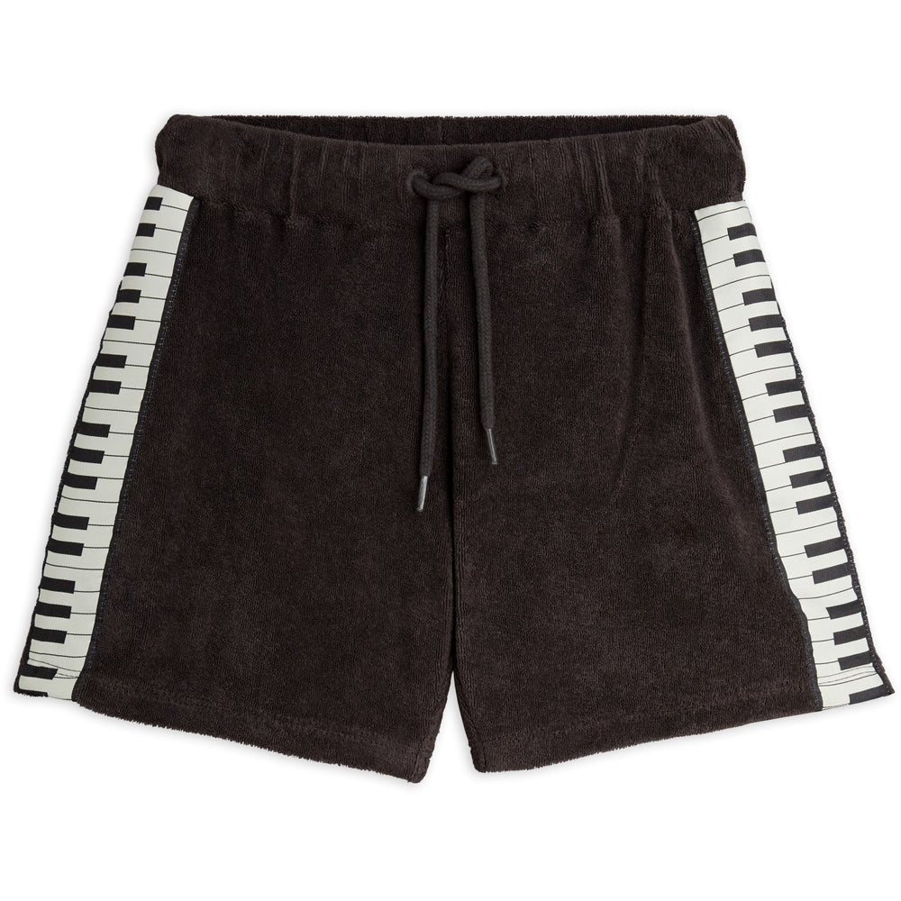Køb Mini Rodini Black Piano Terry Sweatshorts