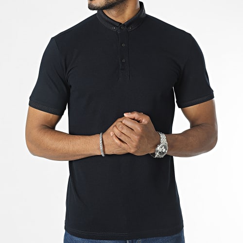 Polo Manches Courtes Bleu Marine
