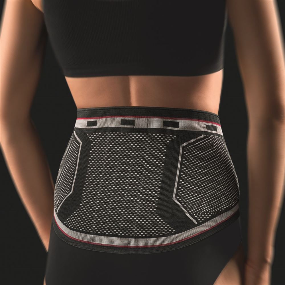 BORT select Lady Rückenbandage<br>1 Stück, Gr1, mit Pelotte schwarz