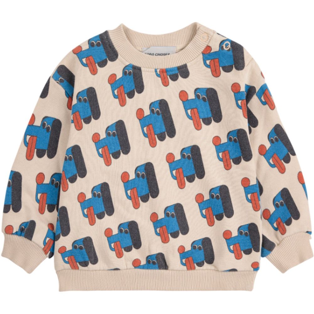Køb Bobo Choses Offwhite Doggy Mate All Over Sweatshirt