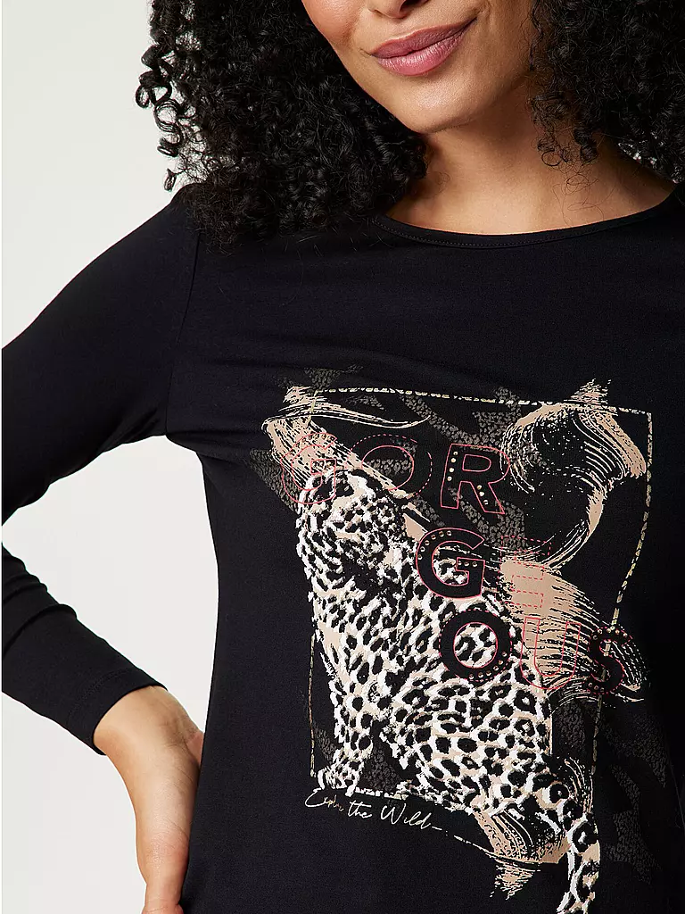 GERRY WEBER Langarmshirt schwarz