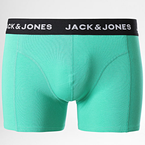 Lot De 3 Boxers Flower Mix Vert Noir