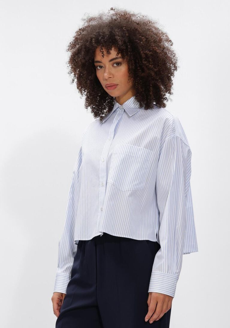 lichtblauwe max mara blouses eden