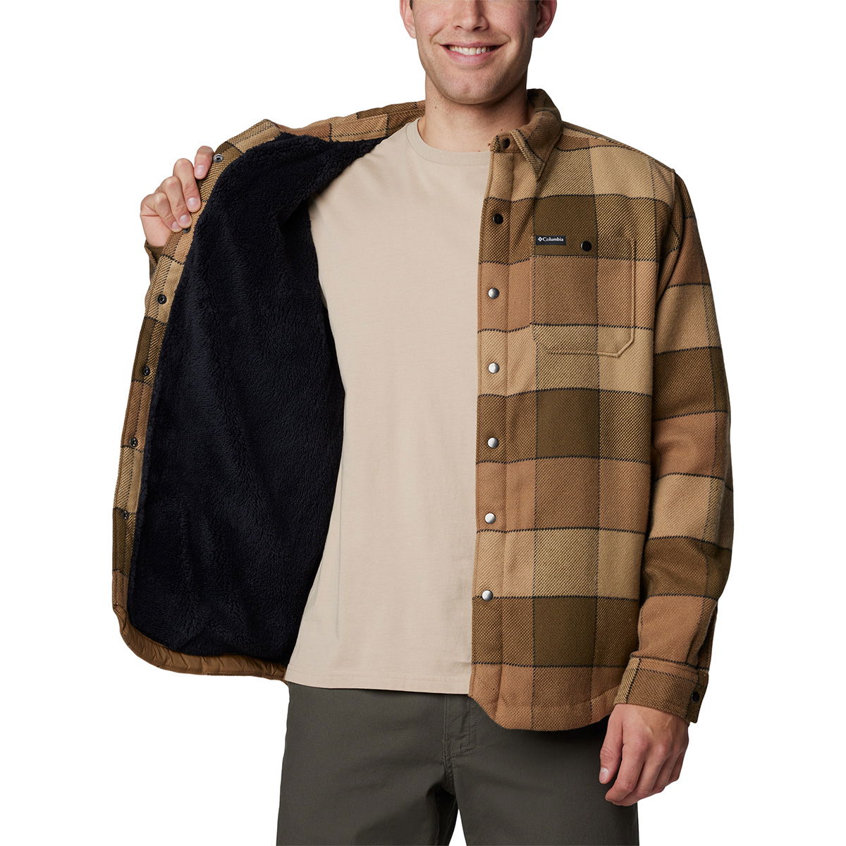 Columbia Windward II Shirt / fleeceskjorte, herre (Delta Multi)
