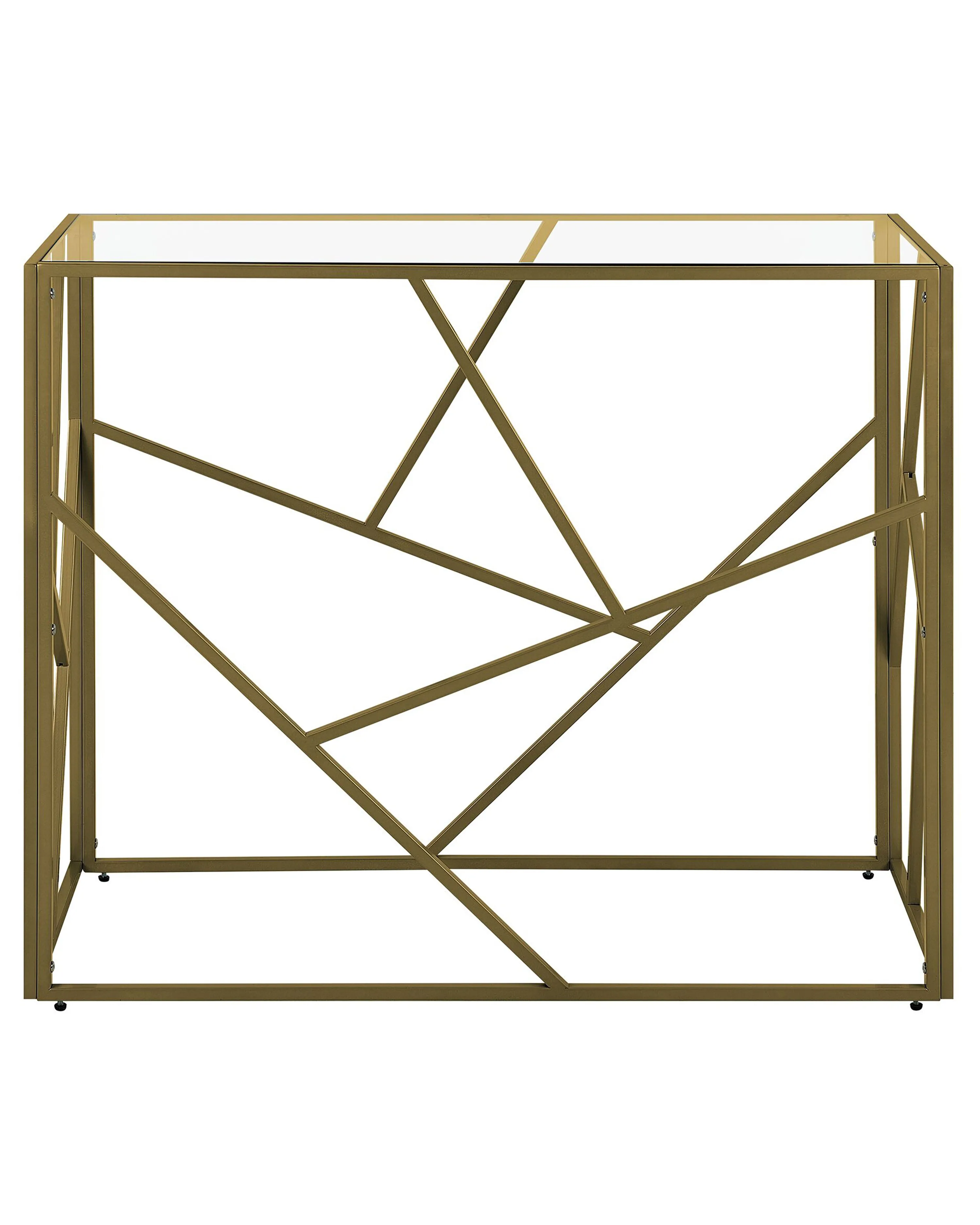 Sidetable ORLAND Glas Goud